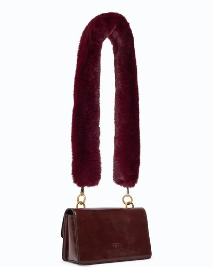 PINKO Borsa a mano e tracolla LOVE ONE MN LGHT IMIT.FUR H. V