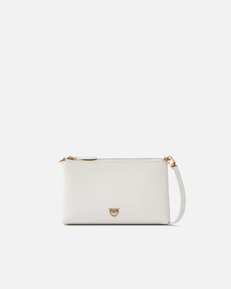 PINKO  FLAT HORIZONTAL MINI VITELLO SETA SS26