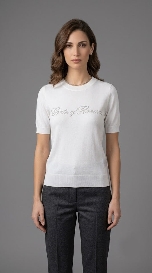 CONTE OF FLORENCE MAGLIA GIROCOLLO 6550D017B040