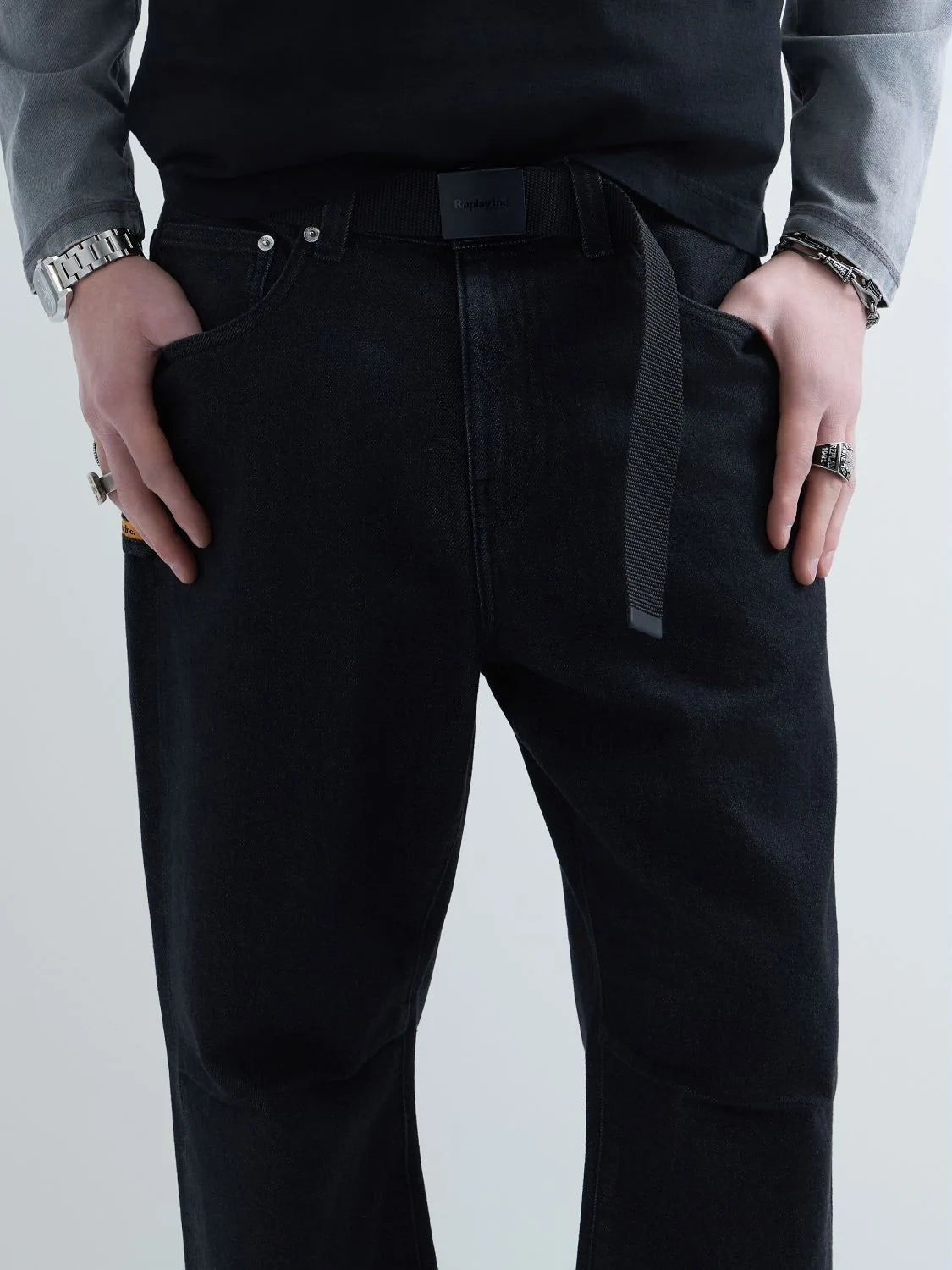 REPLAY INC. PANTALONE KU1000.000.D936001