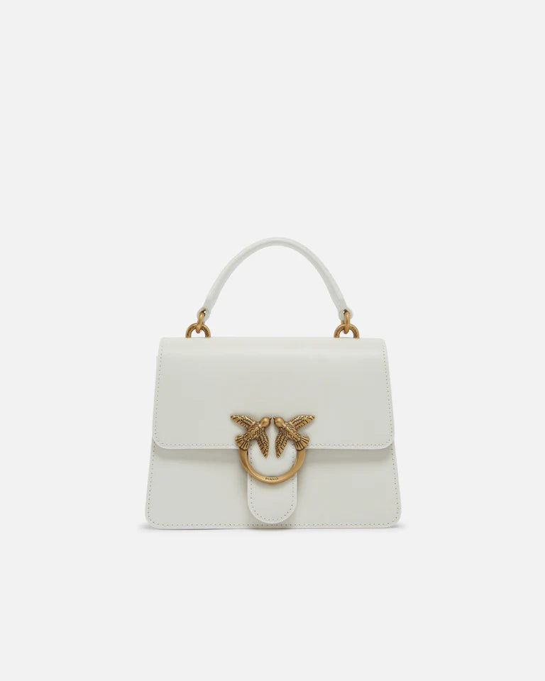 PINKO LOVE ONE TOP HANDLE MINI LIGHT SS26