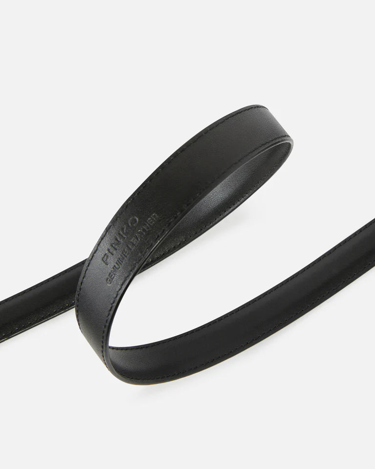 PINKO  LOVE BERRY H2 BELT.LOW VITELLO SS26