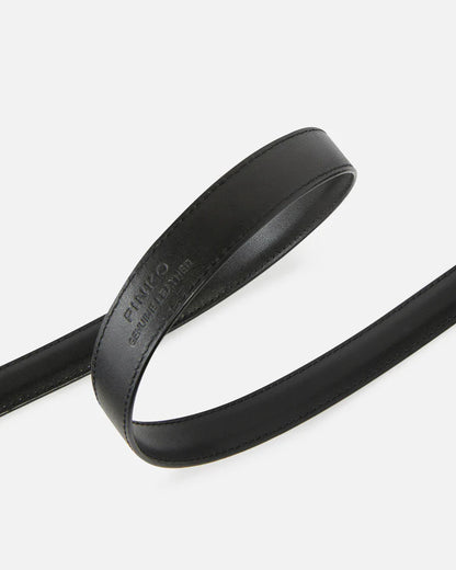 PINKO  LOVE BERRY H2 BELT.LOW VITELLO SS26