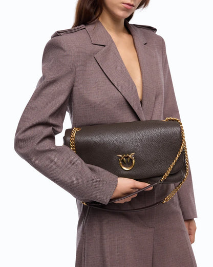 PINKO Borsa a mano e tracolla CLICK SOFT HORIZONTAL CHAIN CL