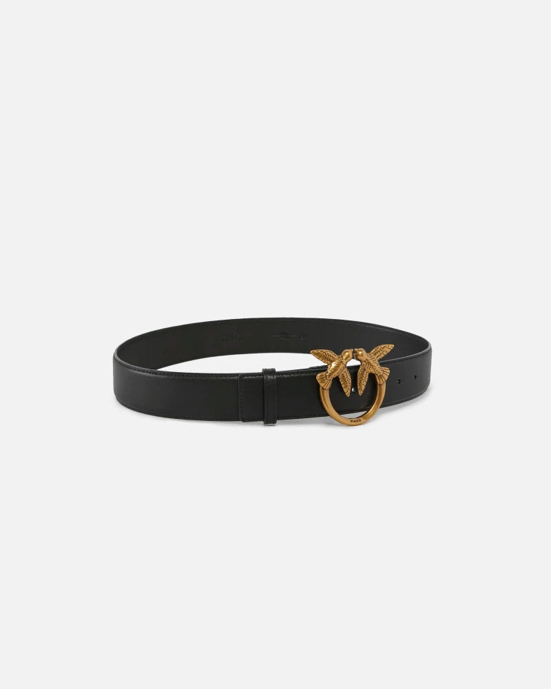 PINKO  LOVE BERRY H4 BELT.LOW VITELLO FW25