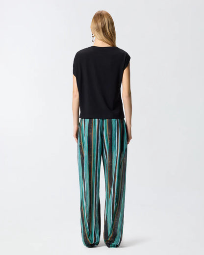 Pinko MELODY T-SHIRT AUS STRETCH-BAUMWOLLE SS26