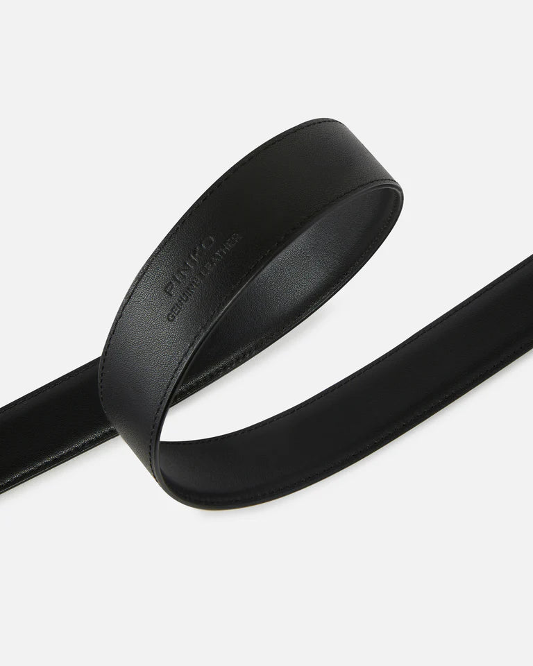 PINKO  LOVE BERRY H3 BELT.LOW VITELLO SS26