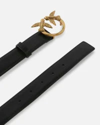 PINKO  LOVE BERRY H3 BELT.LOW VITELLO FW25