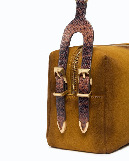 PINKO BORSA 24 CLASSIC SUEDE SPRAYING