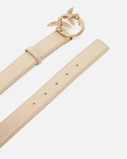 PINKO  LOVE BERRY H3 BELT VITELLO SET 24.25