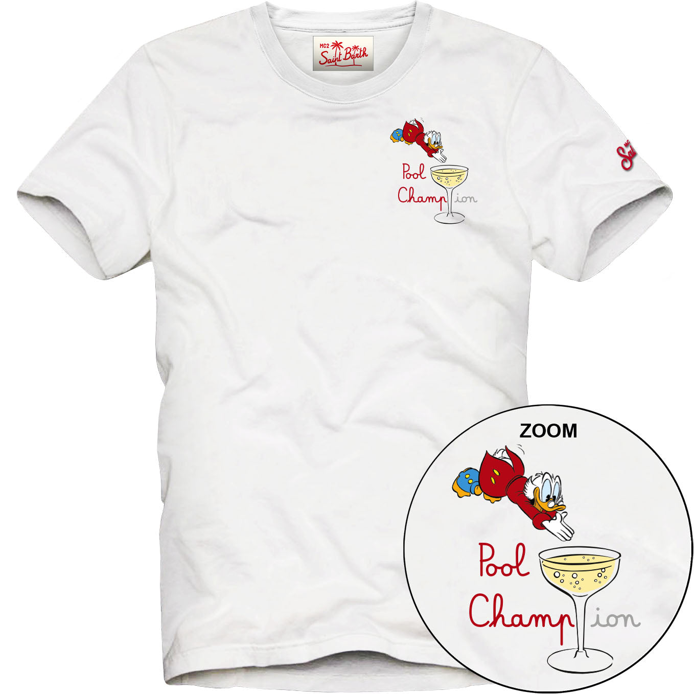 MC2 SAINT BARTH T-shirt con stampa frontale POT0001-00755L