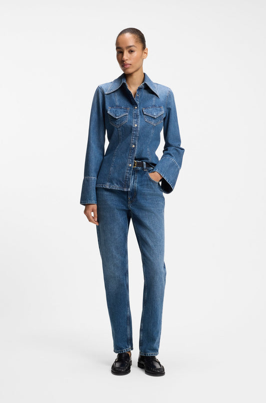 BOSS Camicia in denim C_SLIM SHIRT 10280117 01