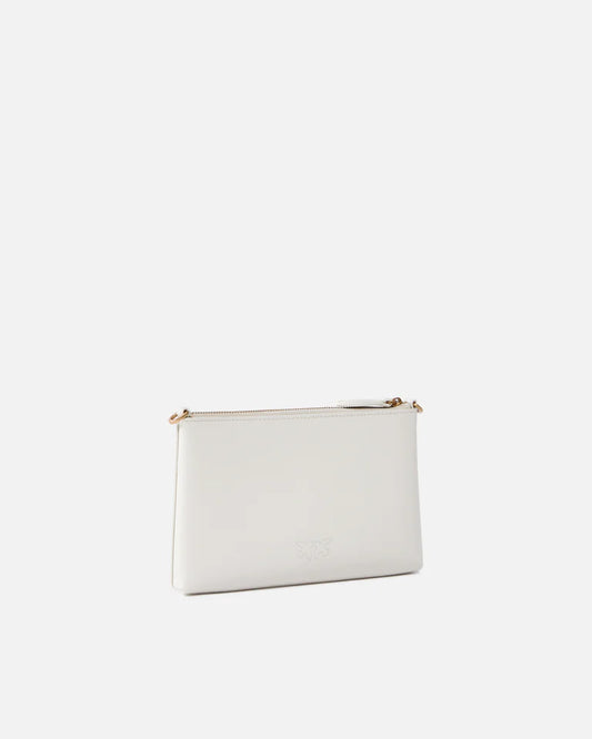 PINKO  FLAT HORIZONTAL MINI VITELLO SETA SS26