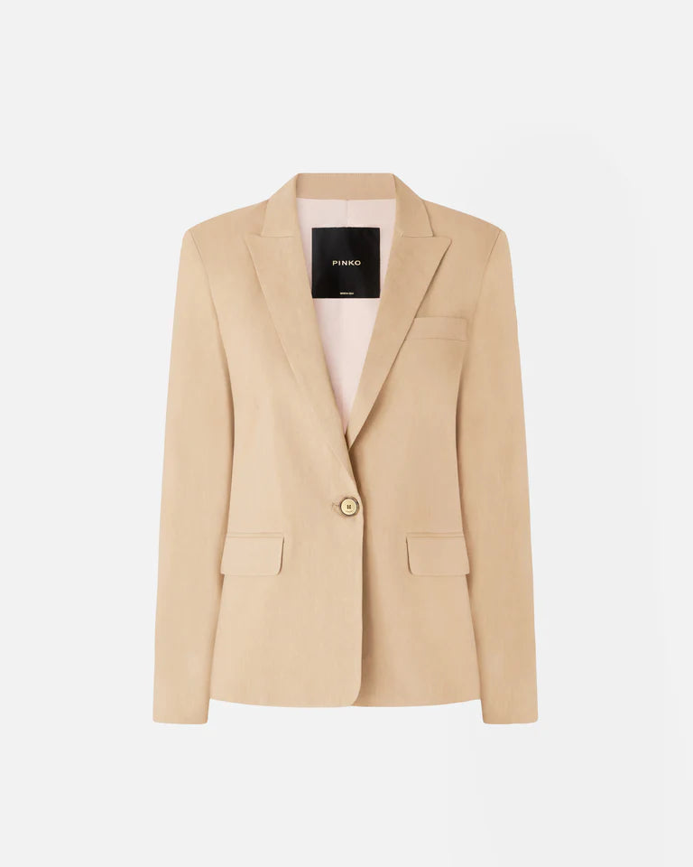 Pinko  FREDA GIACCA LINO STRETCH SS26