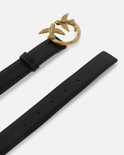 PINKO  LOVE BERRY H3 BELT.LOW VITELLO SS26