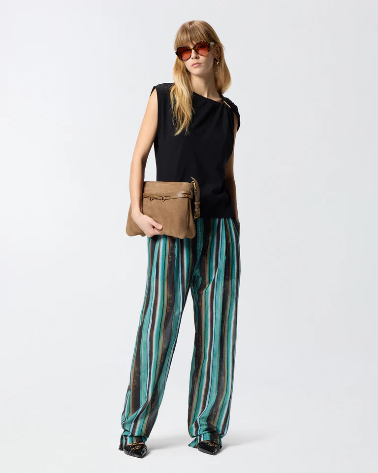 Pinko MELODY T-SHIRT AUS STRETCH-BAUMWOLLE SS26