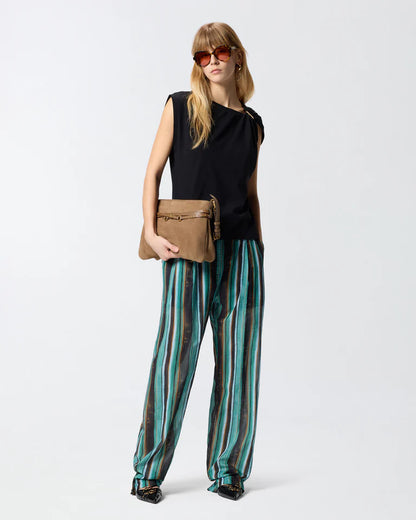 Pinko MELODY T-SHIRT AUS STRETCH-BAUMWOLLE SS26