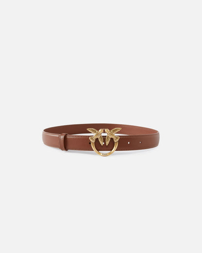 PINKO  LOVE BERRY H3 BELT VITELLO SET 24.25