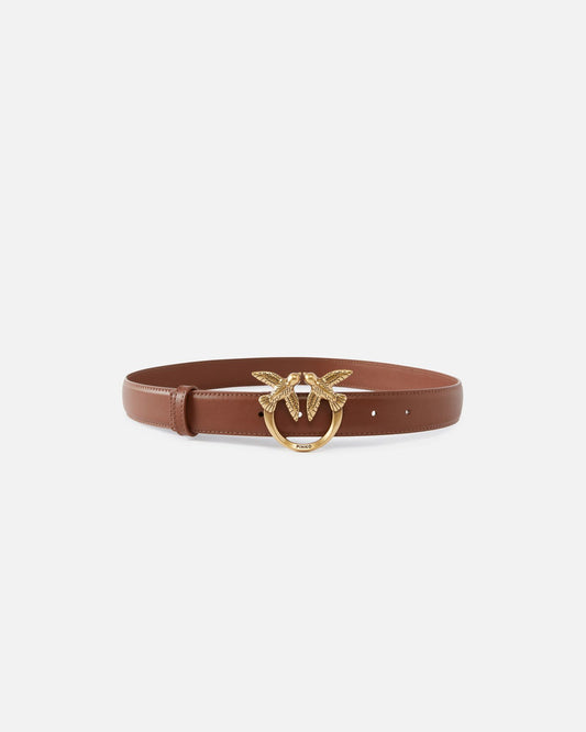 PINKO  LOVE BERRY H3 BELT VITELLO SET 24.25