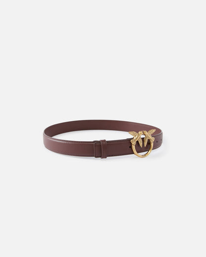 PINKO  LOVE BERRY H3 BELT VITELLO SET 24.25