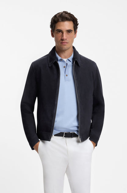 BOSS Giubbotto in pelle H-Malbano7 10281653 01
