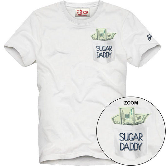 MC2 SAINT BARTH T-shirt con taschino e stampa AUS0001-04394L