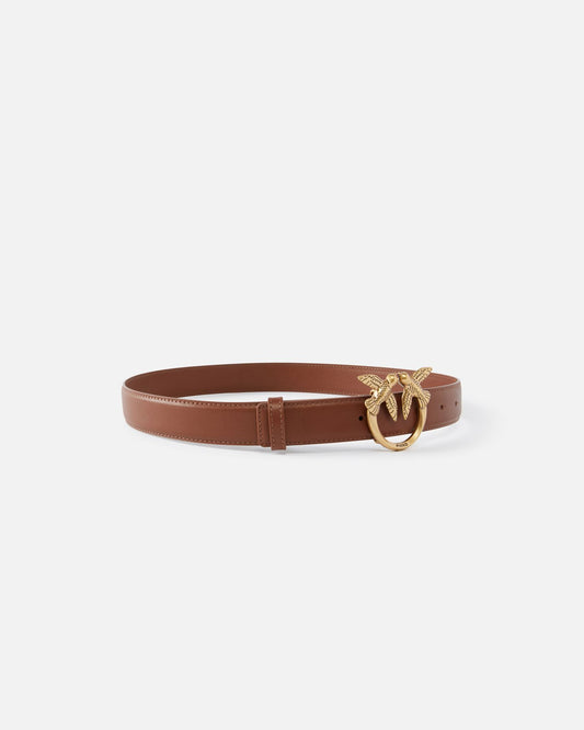 PINKO  LOVE BERRY H3 BELT VITELLO SET 24.25