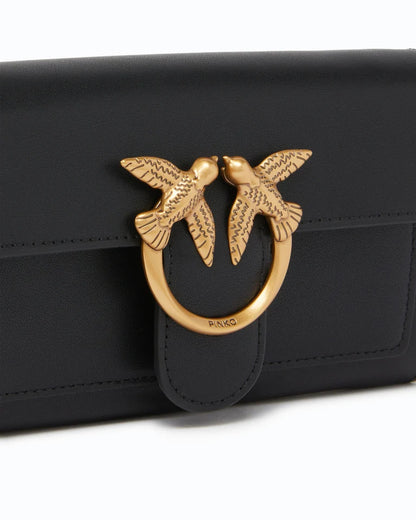 PINKO Borsa mini LOVE ONE WALLET C VITELLO SETA