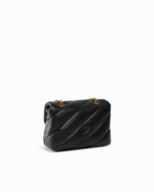 PINKO Borsa a mano e tracolla PUFF MINI NEW BUCKLE SHEEP NAP