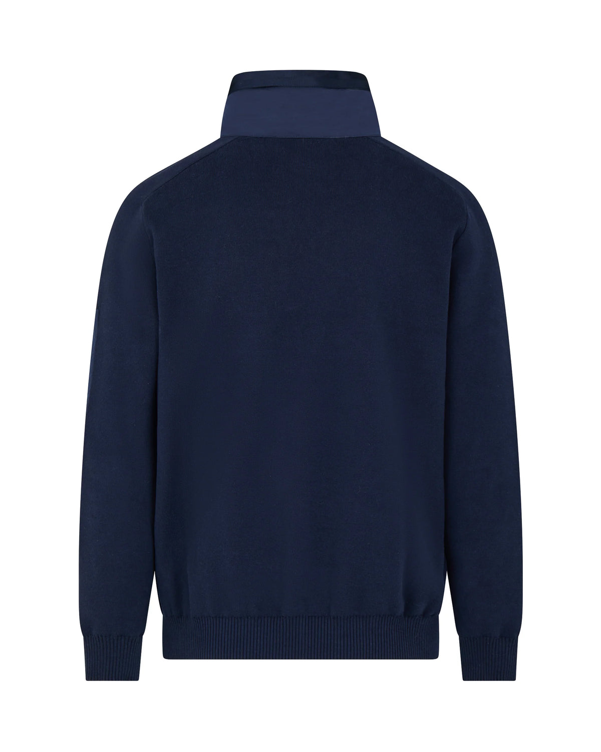 AQUASCUTUM MAGLIA COTTON KNIT 1/4 ZIP SWEATER AA_A006_WO002