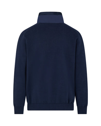 AQUASCUTUM MAGLIA COTTON KNIT 1/4 ZIP SWEATER AA_A006_WO002