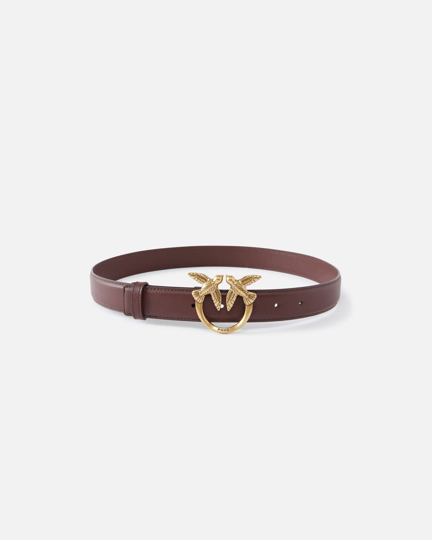 PINKO  LOVE BERRY H3 BELT VITELLO SET 24.25