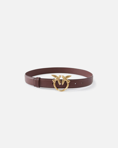 PINKO  LOVE BERRY H3 BELT VITELLO SET 24.25