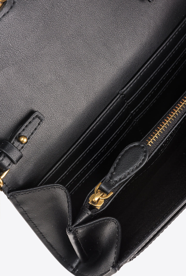PINKO Borsa mini LOVE ONE WALLET C VITELLO SETA