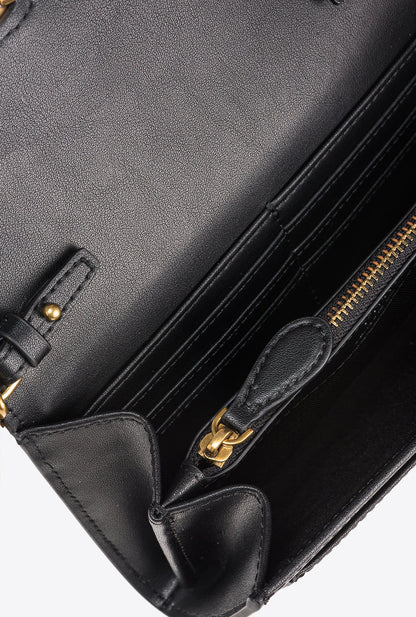 PINKO Borsa mini LOVE ONE WALLET C VITELLO SETA