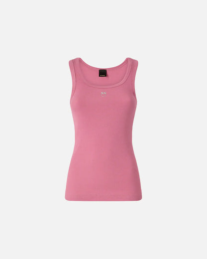 PINKO  CALCOLATORE CANOTTIERA COSTINA SS26
