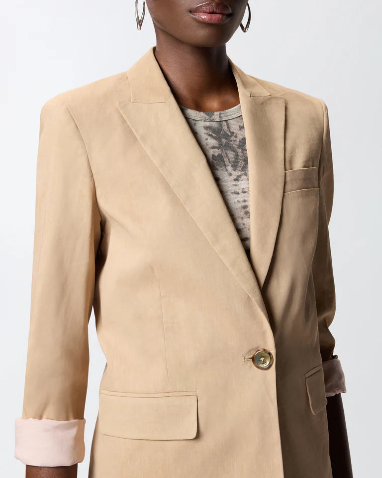 Pinko  FREDA GIACCA LINO STRETCH SS26