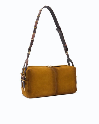 PINKO BORSA 24 CLASSIC SUEDE SPRAYING