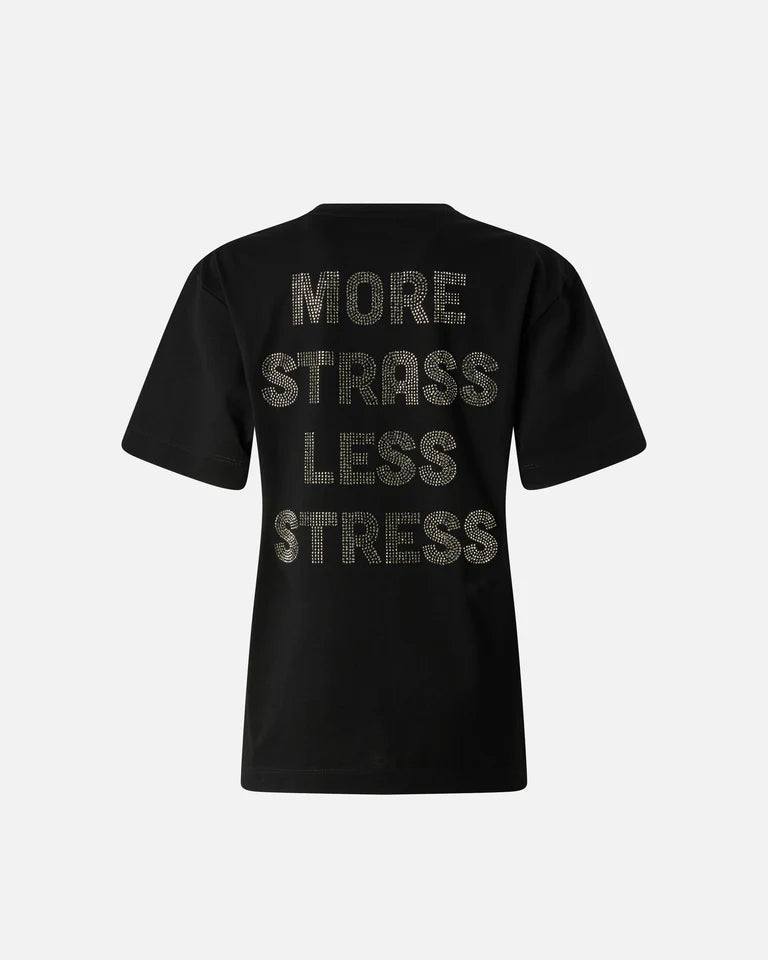 PINKO  STREPITOSO T-SHIRT JERSEY LOGO SS26