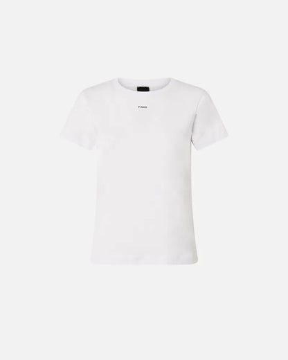 Pinko  BASICO T-SHIRT JERSEY LOGO PINKO FW25