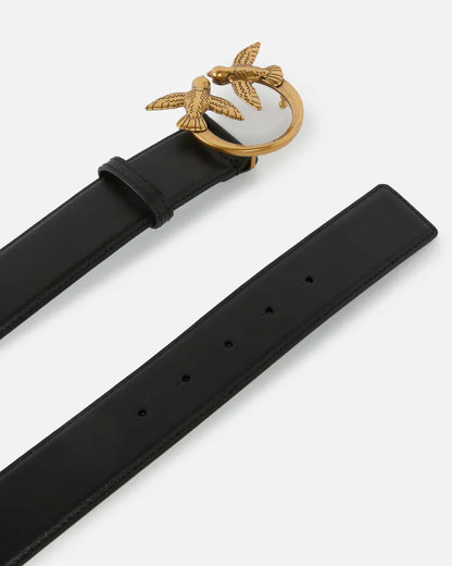 PINKO  LOVE BERRY H4 BELT.LOW VITELLO FW25