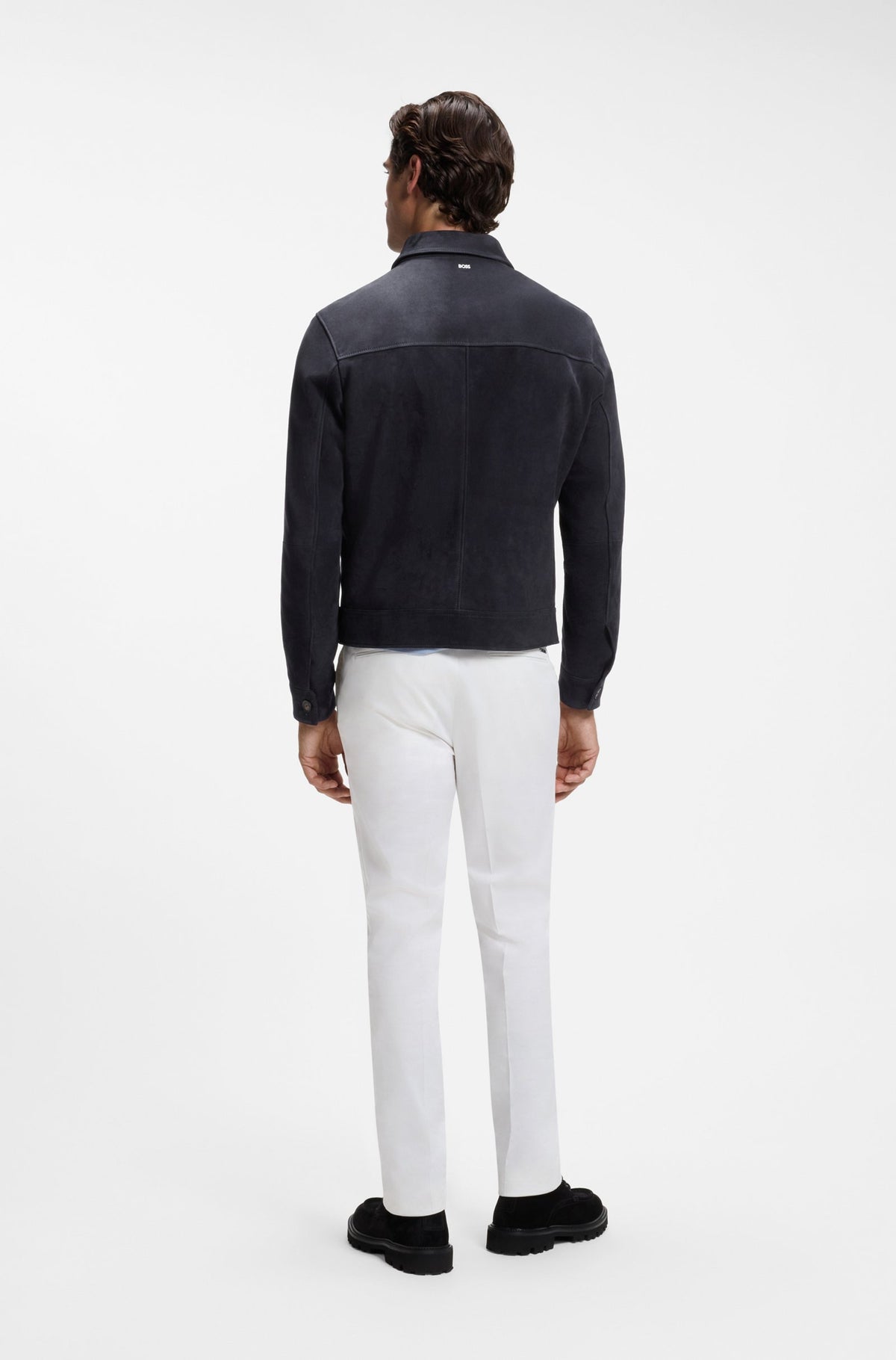 BOSS Giubbotto in pelle H-Malbano7 10281653 01