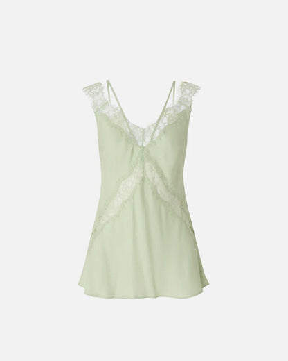 Pinko LYDIA TOP TWILL MIT SPITZE SS26