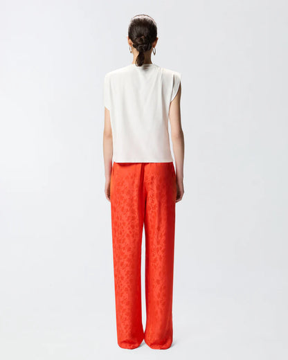 Pinko MELODY T-SHIRT AUS STRETCH-BAUMWOLLE SS26