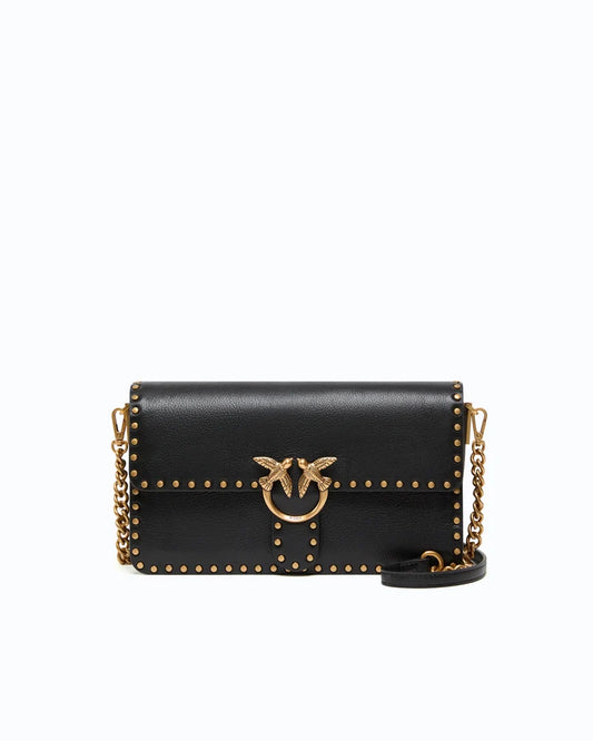 PINKO Borsa a mano e tracolla LOVE ONE SLOUCHY CL STUDS SMAL