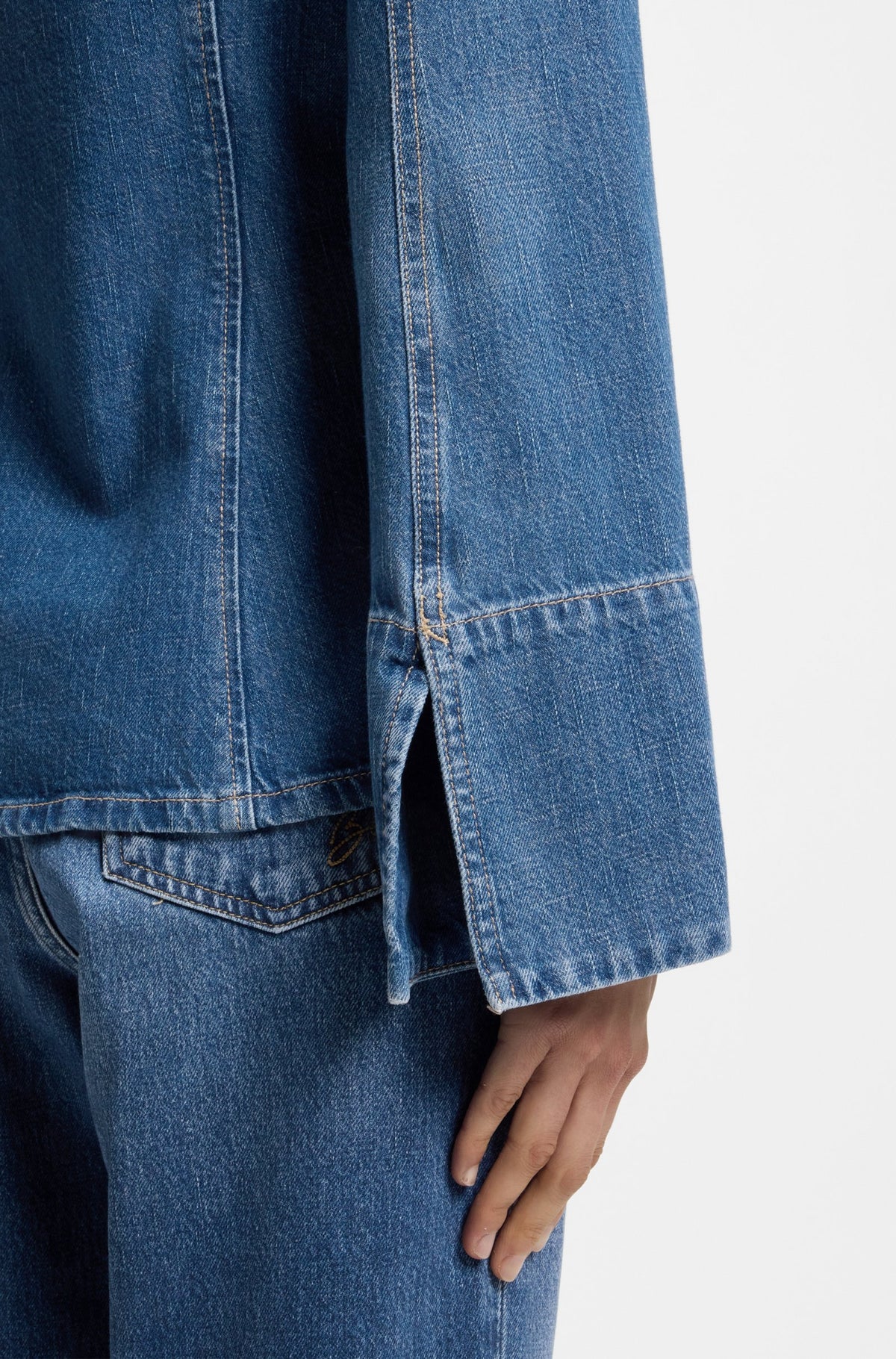 BOSS Camicia in denim C_SLIM SHIRT 10280117 01