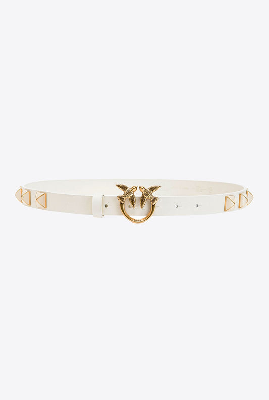 PINKO LOVE BERRY H2 BELT VITELLO SETA BORCHIE LOVE BERRY H2 BELT VITELLO SETA BORCHIE