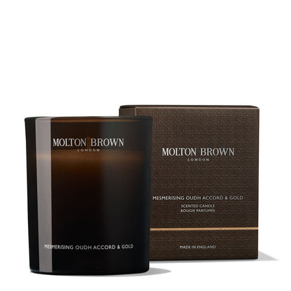 MOLTON BROWN 1-Docht-Kerze MESMERISING OUDH ACCORD & GOLD Kerze